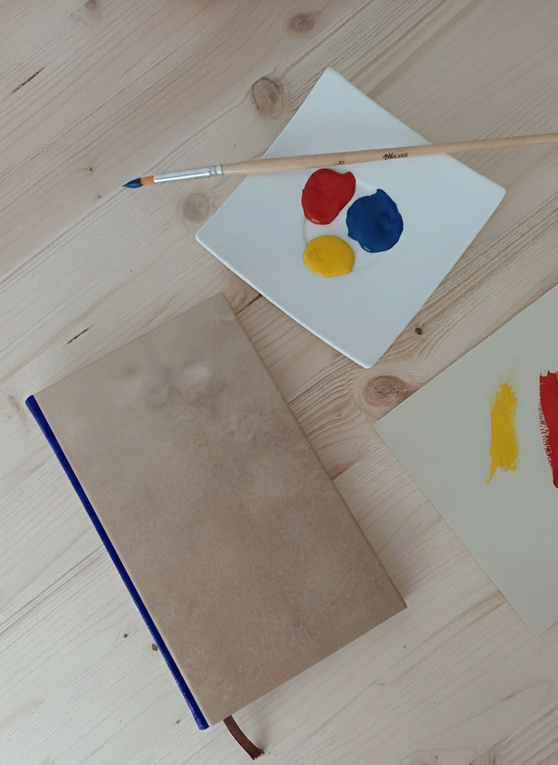 Carnet Hortense - Effet bois