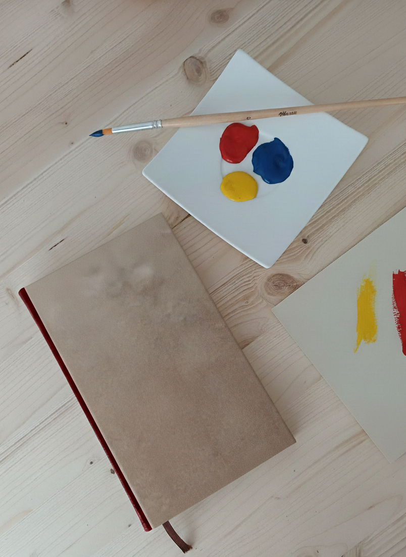 Carnet Hortense - Effet bois