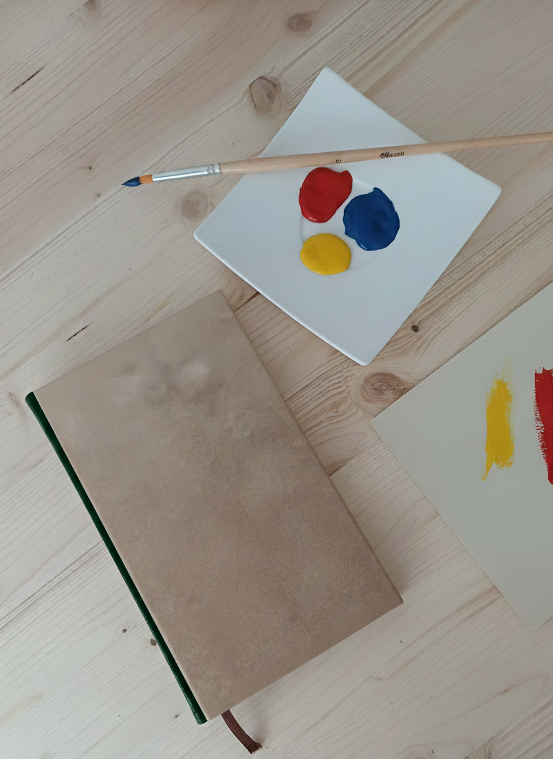 Carnet Hortense - Effet bois