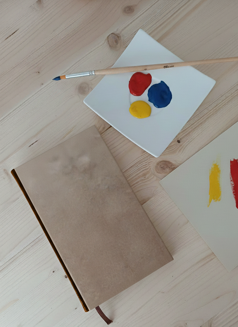 Carnet Hortense - Effet bois