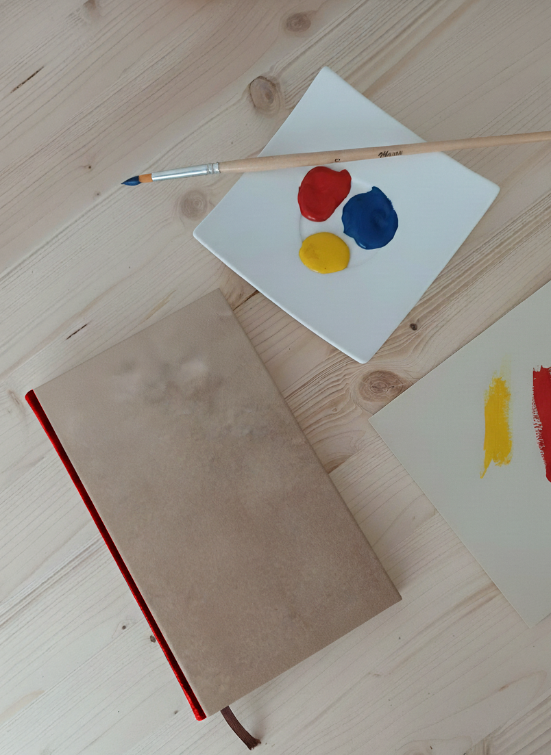 Carnet Hortense - Effet bois