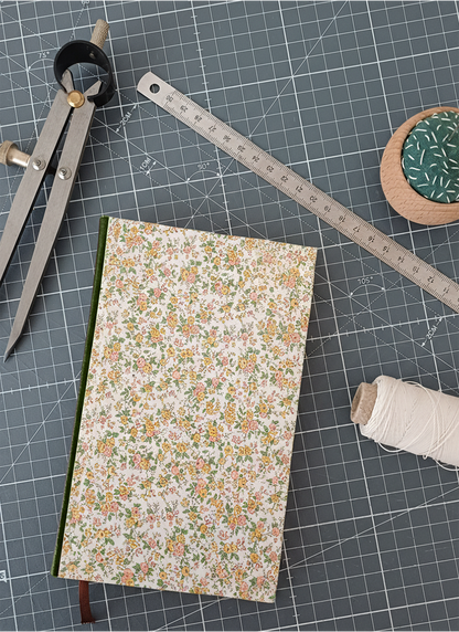 Carnet Hortense - Style Liberty corail