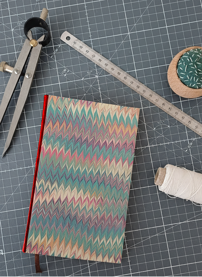 Carnet Hortense - Marbré chevrons