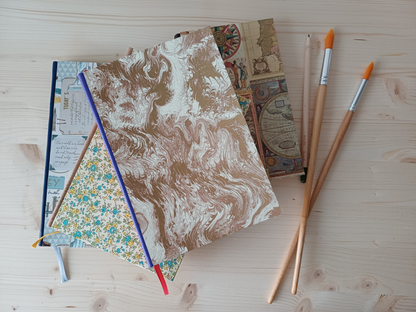 Carnet Rosalie - Marbré or