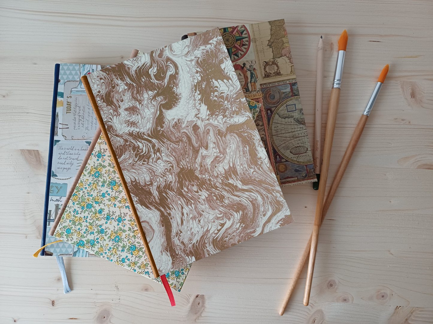 Carnet Rosalie - Marbré or