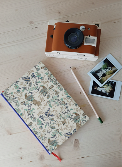 Carnet Rosalie - Paons dorés