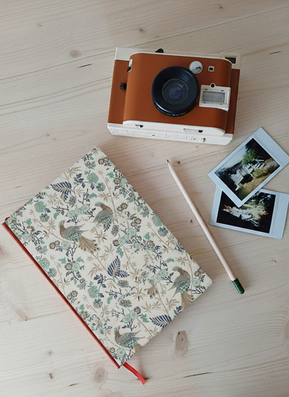 Carnet Rosalie - Paons dorés