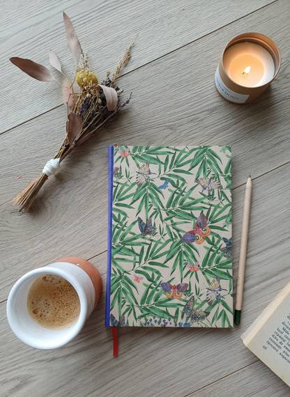 Carnet Rosalie - Papillons et bambous