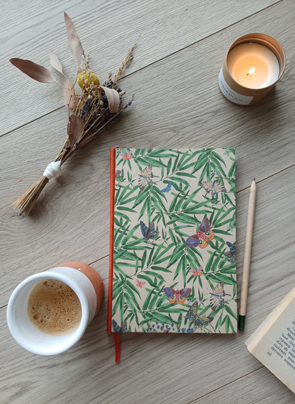 Carnet Rosalie - Papillons et bambous